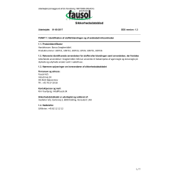 Sikkerhedsdatablad