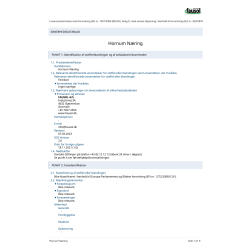 Sikkerhedsdatablad