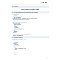 Meraki Doftspridare m. Pinnar Scandinavian 120 ml