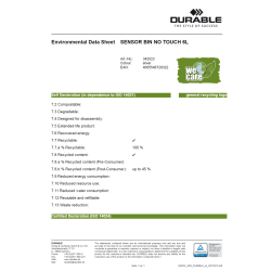 Environmental Data Sheet