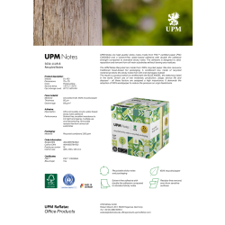 UPM Notes | 75x75 mm | Pastellgul