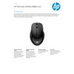 HP 430 trådlös mus för flera enheter | Svart