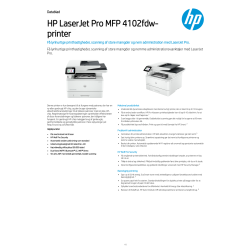 HP LaserJet Pro MFP 4102fdw multifunktionsskrivare