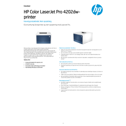 HP Color LaserJet Pro 4202dw färglaserskrivare