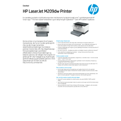 HP LaserJet mono M209dw laserskrivare