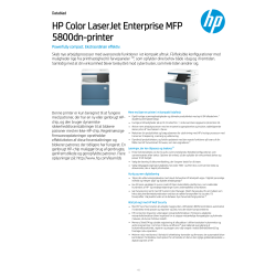 HP LaserJet MFP 5800dn multifunktionsskrivare