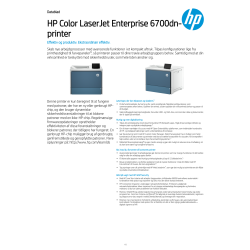 HP LaserJet Enterprise 6700dn färglaserskrivare
