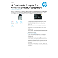 HP Enterprise flow M880z multifunktionsskrivare