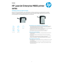 HP LaserJet Enterprise M806dn laserskrivare