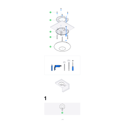 Ubiquiti UniFi U7 Pro Access Point, WiFi 7, vit