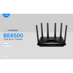 CUDY Wi-Fi Router WR6500H, WF7, BE6500