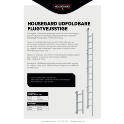 Housegard Utrymningsstege, 3,9 meter, utfällbar