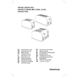 TAURUS Brödrost, Vintage 2