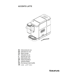 TAURUS Kaffemaskin, Accento Latte - Automatisk