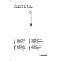 TAURUS Hårfön, Med Styler - Airwave Digital