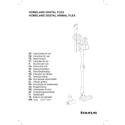 TAURUS Dammsugare, handhållen, med tillbehör