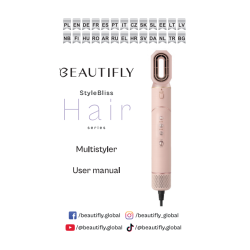 BEAUTIFLY Hårstyler, rosé - StyleBliss