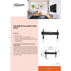 Vogel's TV-väggfäste, svart - TVM 3405