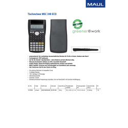 Maul Miniräknare - MSC 240 ECO