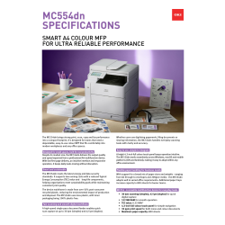 OKI MC554dn A4 färg multifunktionsskrivare