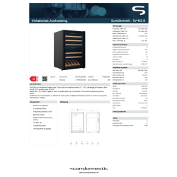 Scandomestic Vinkylskåp - SV 452 B