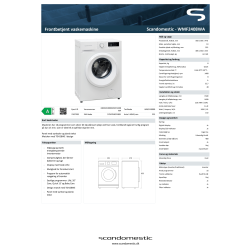 Scandomestic Tvättmaskin - WMF2408WA