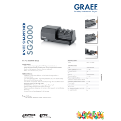 Graef Knivslip, Svart - SG2000EU