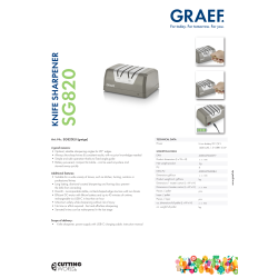 Graef Knivslipare - SG820EU - 20°