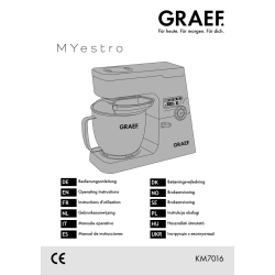 Graef Köksmaskin - KM7016EU grå 7 L 800 Watt