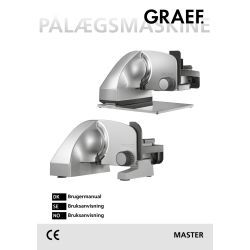 Graef Skärmaskin - Master Slät Stål