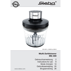 Steba Multi kvarn - MG400, svart, 2L