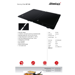 Steba Glaskeramisk Värmeplatta - Dubbelmodul