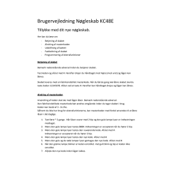 Brugervejledning