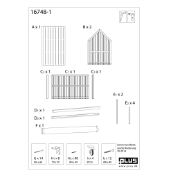 Plus Shelter på hjul, L203xD121xH198 cm
