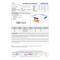 Sistema Klip It+ Square matlåda, 5,5 L