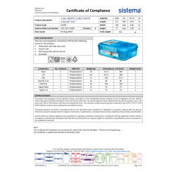 Sistema Bento Cube Lunch matlåda, 1,65L, rosa