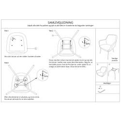 Samlevejledning - stol