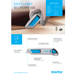 Martor säkerhetskniv SECUNORM 500