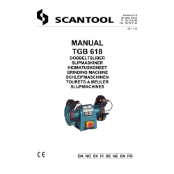 Scantool TGB618 Hobby bänkslipmaskin