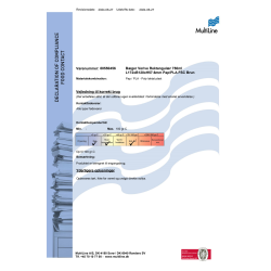 Declaration of compliance