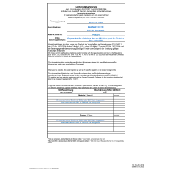 Declaration of Compliance 