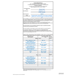 Declaration of Compliance 