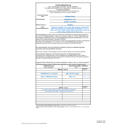 Declaration of Compliance 