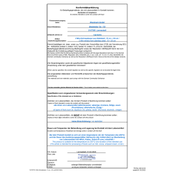 Declaration of Compliance 