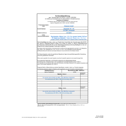 Declaration of Compliance 