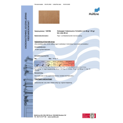 Vaxpapper, 12,5x20,4 cm, brun, biovax, 3571 ark