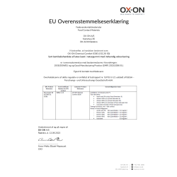 Overensstemmelseserklæring Fødevarekontaktmaterialer