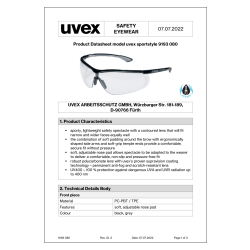 Uvex Skyddsglasögon Sportstyle, Klar