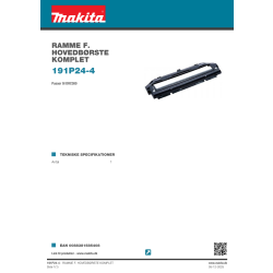 Makita Ram komplett för robotdammsugare DRC300Z