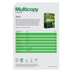 Multicopy Zero kopieringspapper A4 / 80 g / 500 st
